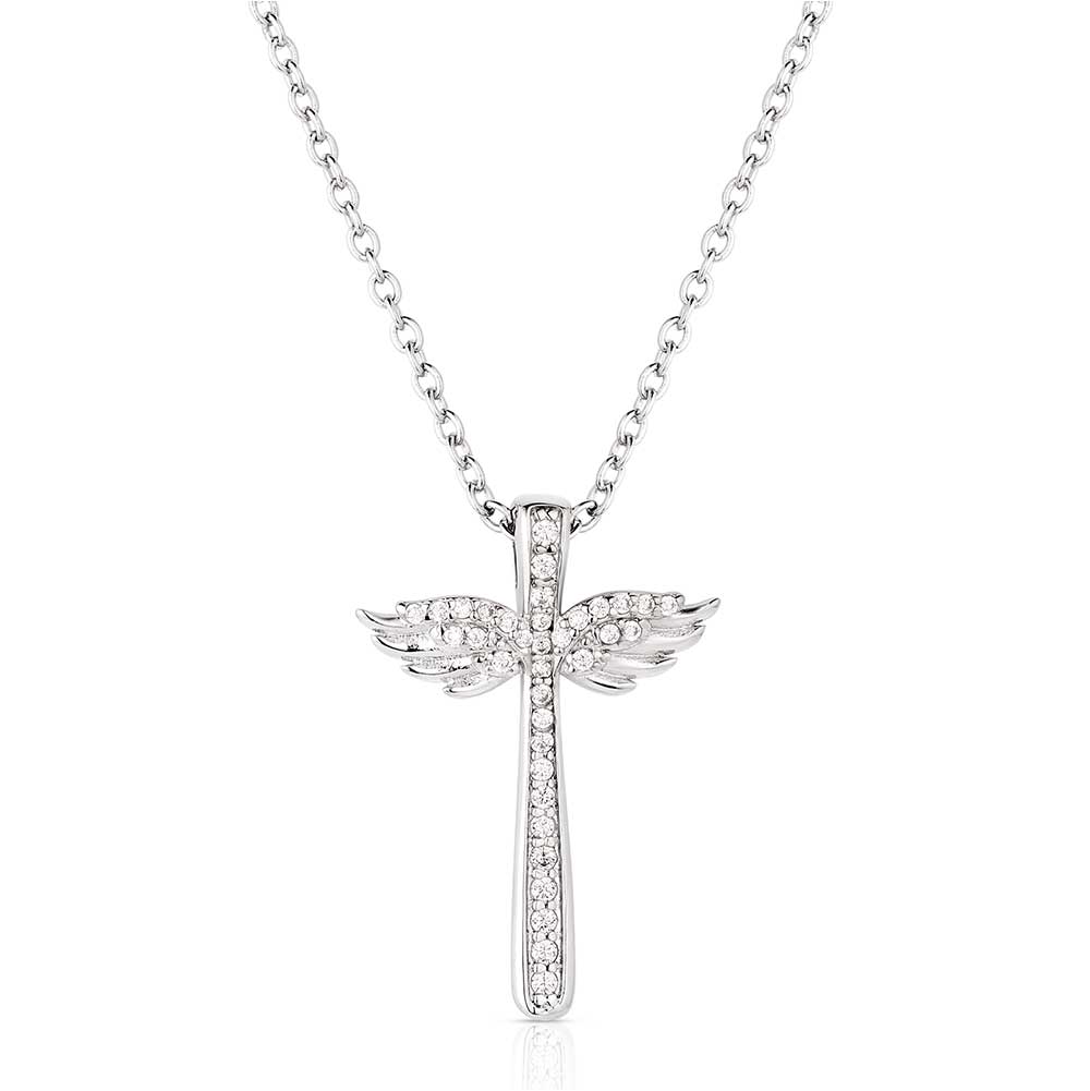 Montana Wings of Faith Cross Necklace NC6125