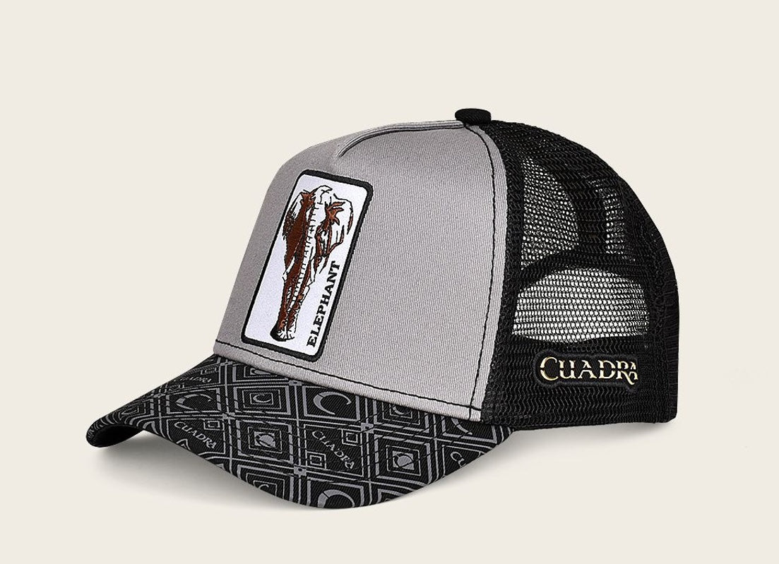 Cuadra Men's Elephant Cap CC104 - Black