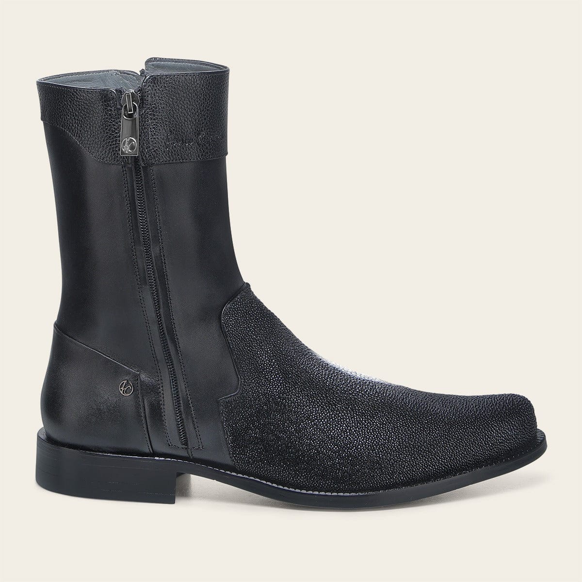 Franco Cuadra Collection Stingray Short Boot FF211 - Black