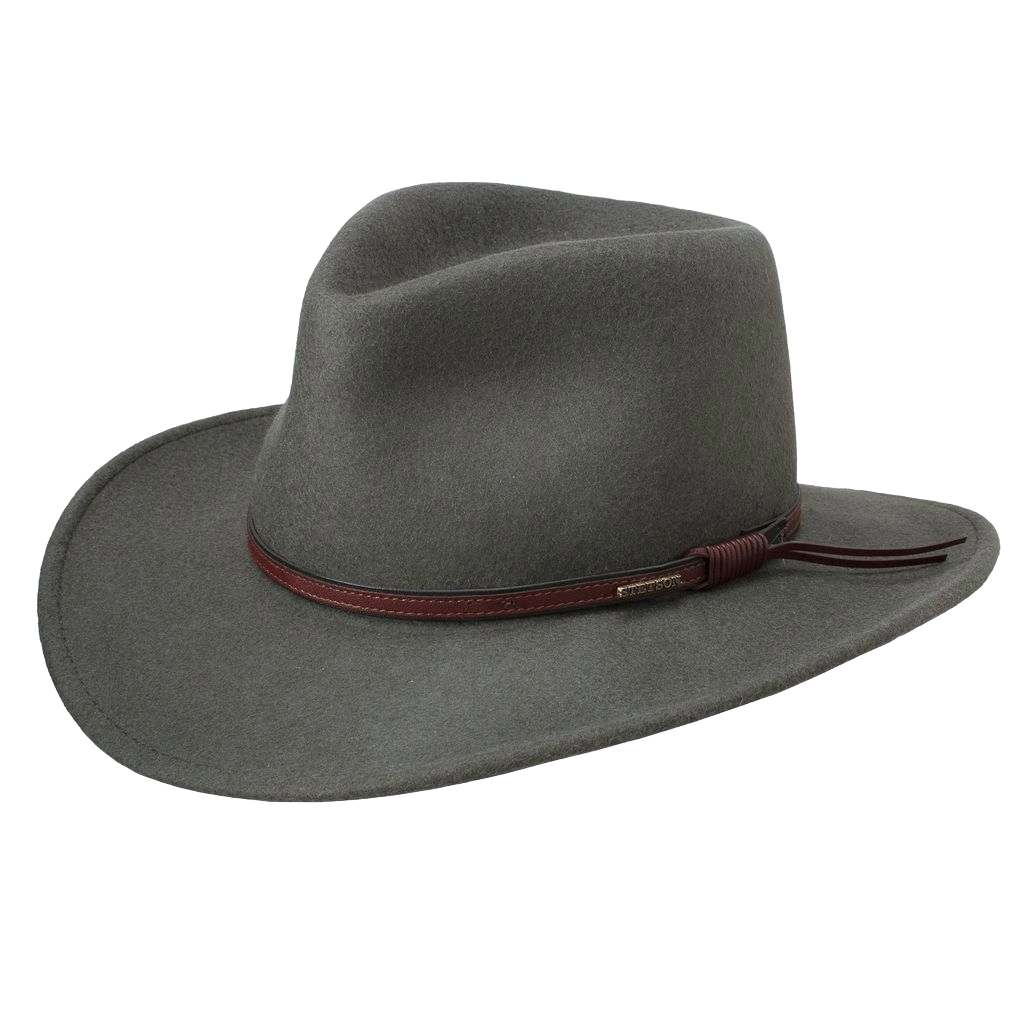Stetson "Bozeman" Crushable Outdoor Hat - Steel