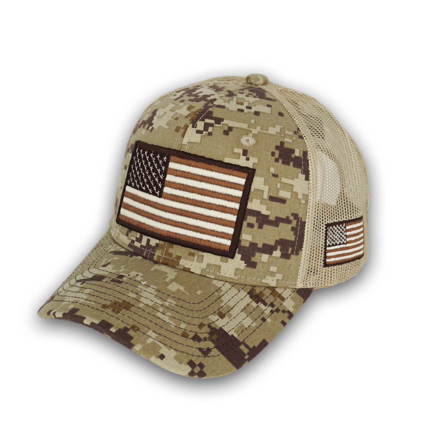 American Flag Camo Snapback Hat GC14
