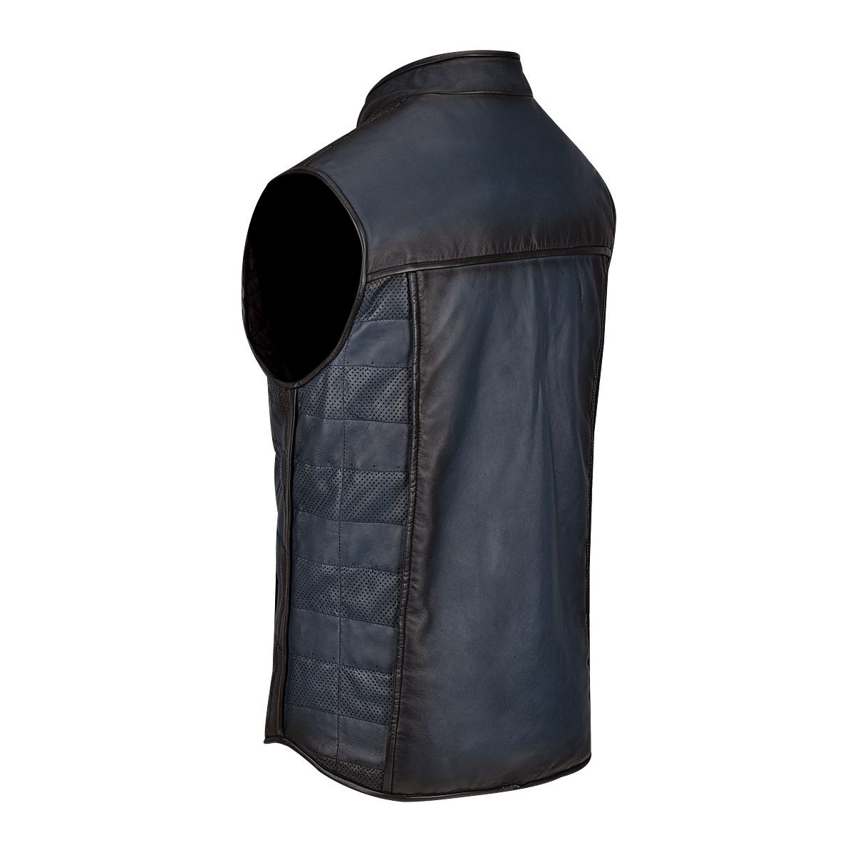 Cuadra Men's Navy Zipper Vest JC171