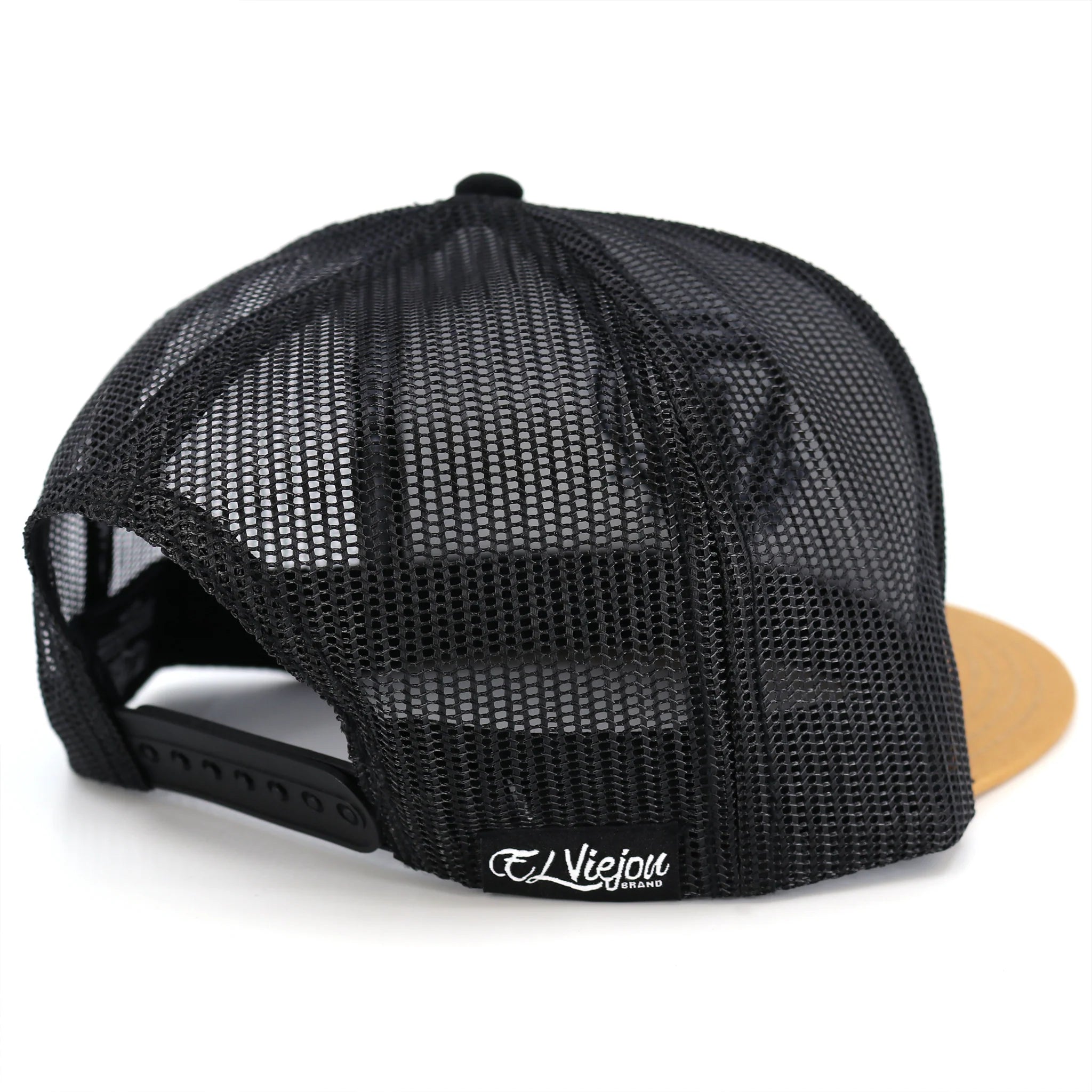 El Viejon Brand La Original Black Flat Visor Hat