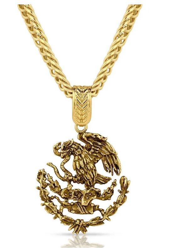 Montana Mexican Coat of Arms Pendant Necklace NC5886G