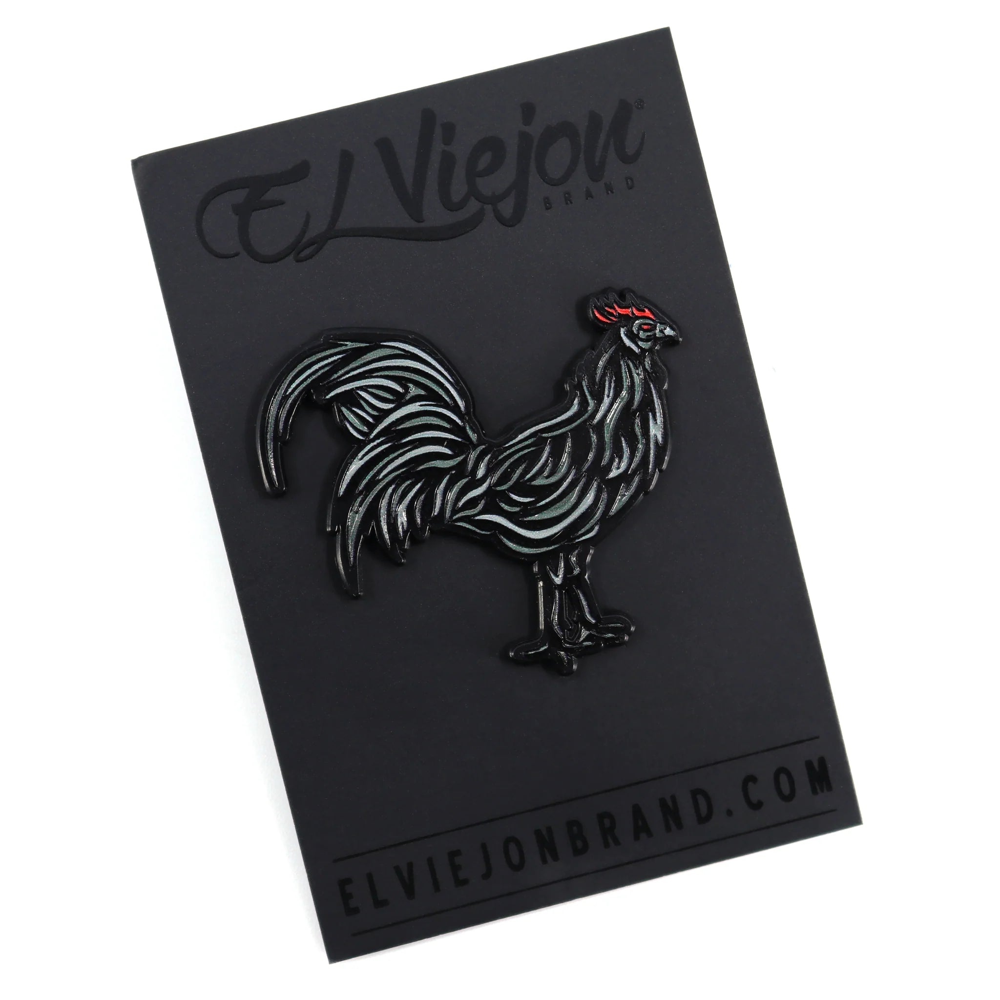 El Viejon Brand Gallo Negro Pin