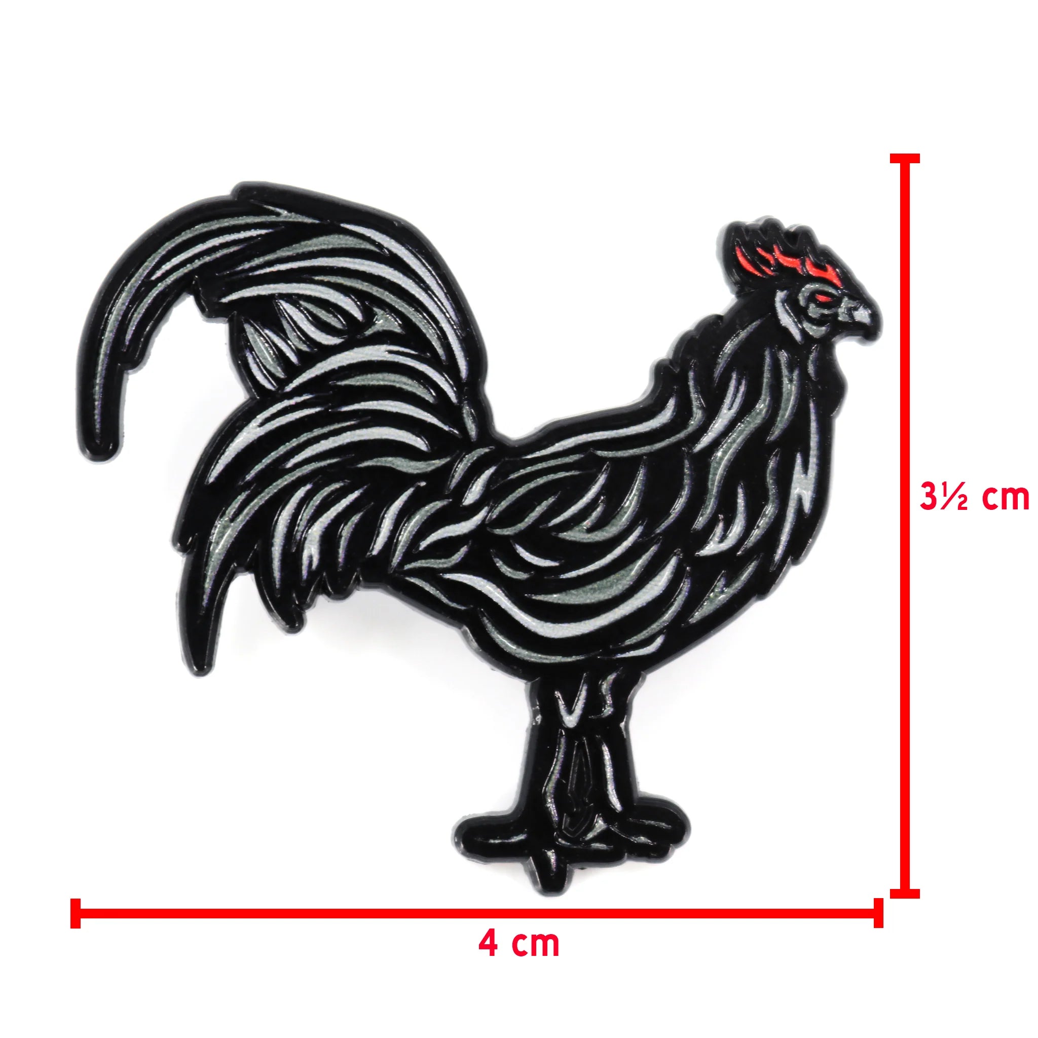 El Viejon Brand Gallo Negro Pin