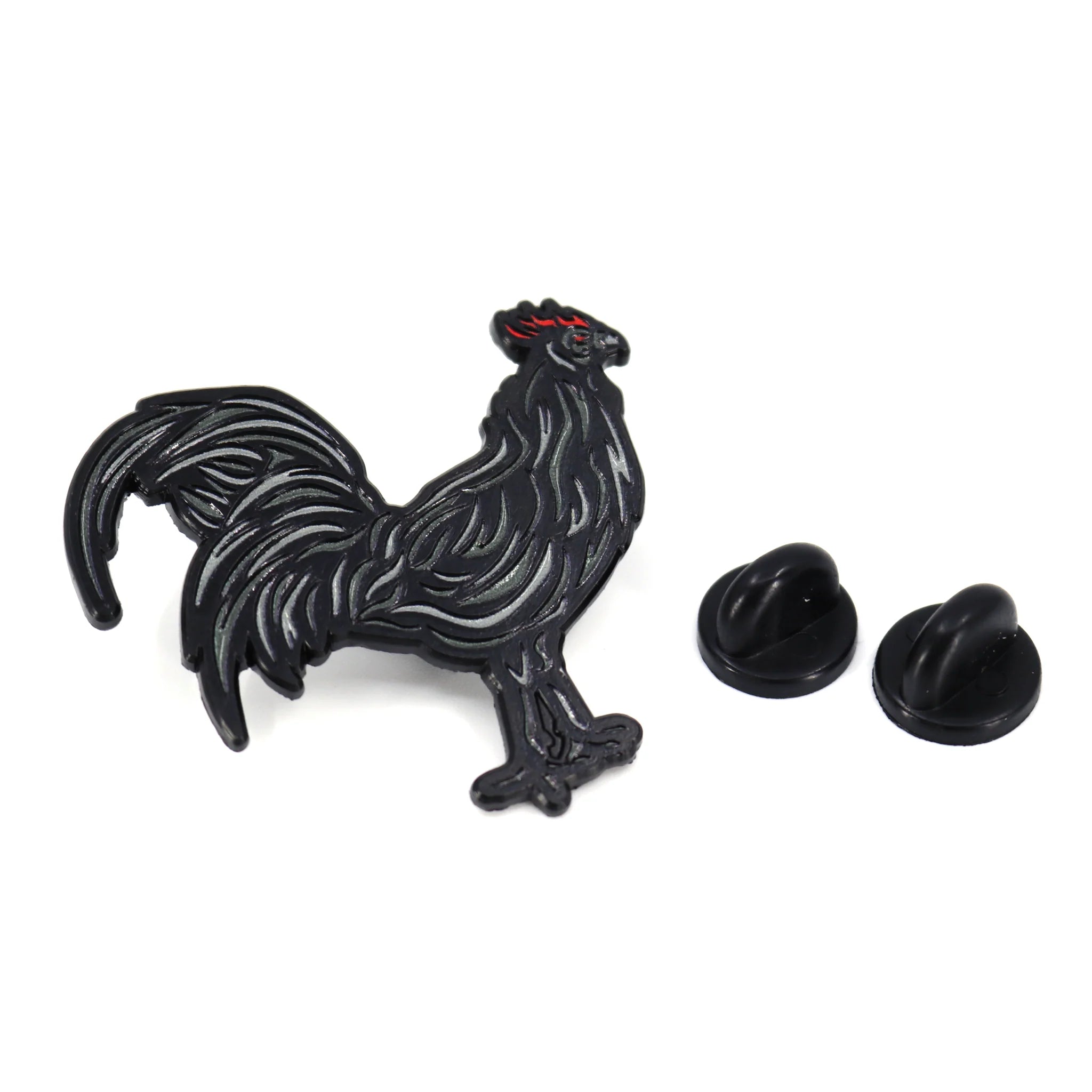 El Viejon Brand Gallo Negro Pin