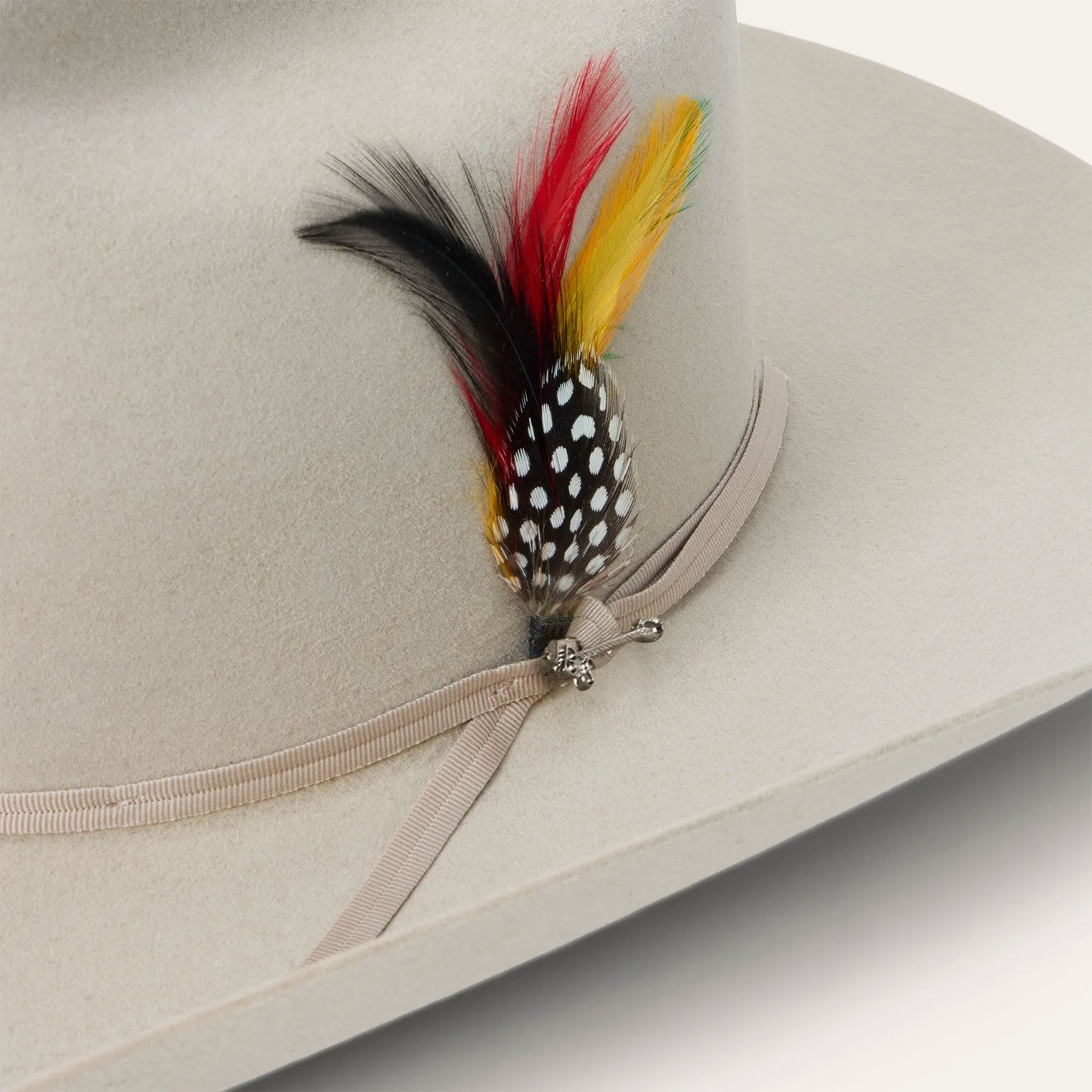 Stetson 6x Rancher Felt Hat  4" Brim - Silverbelly