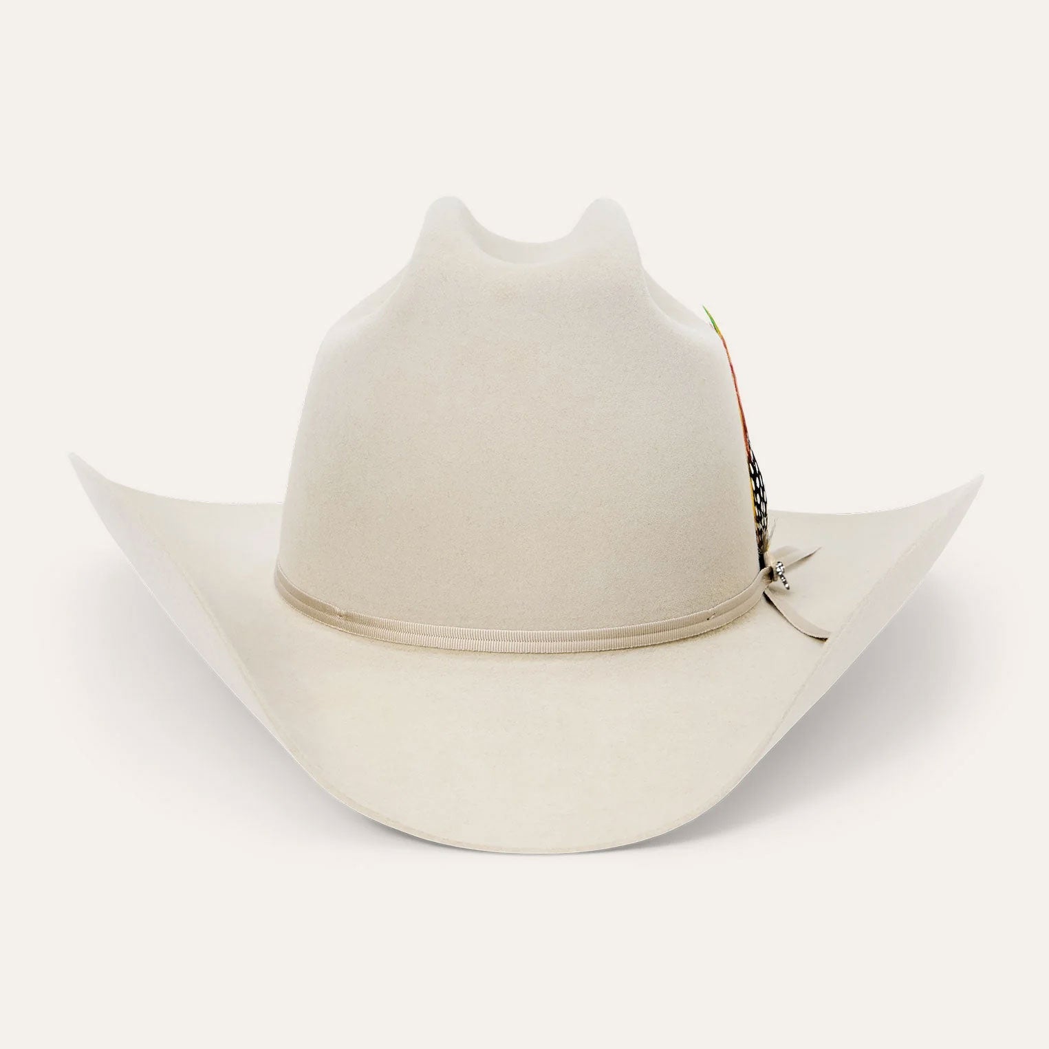 Stetson 6x Rancher Felt Hat  4" Brim - Silverbelly