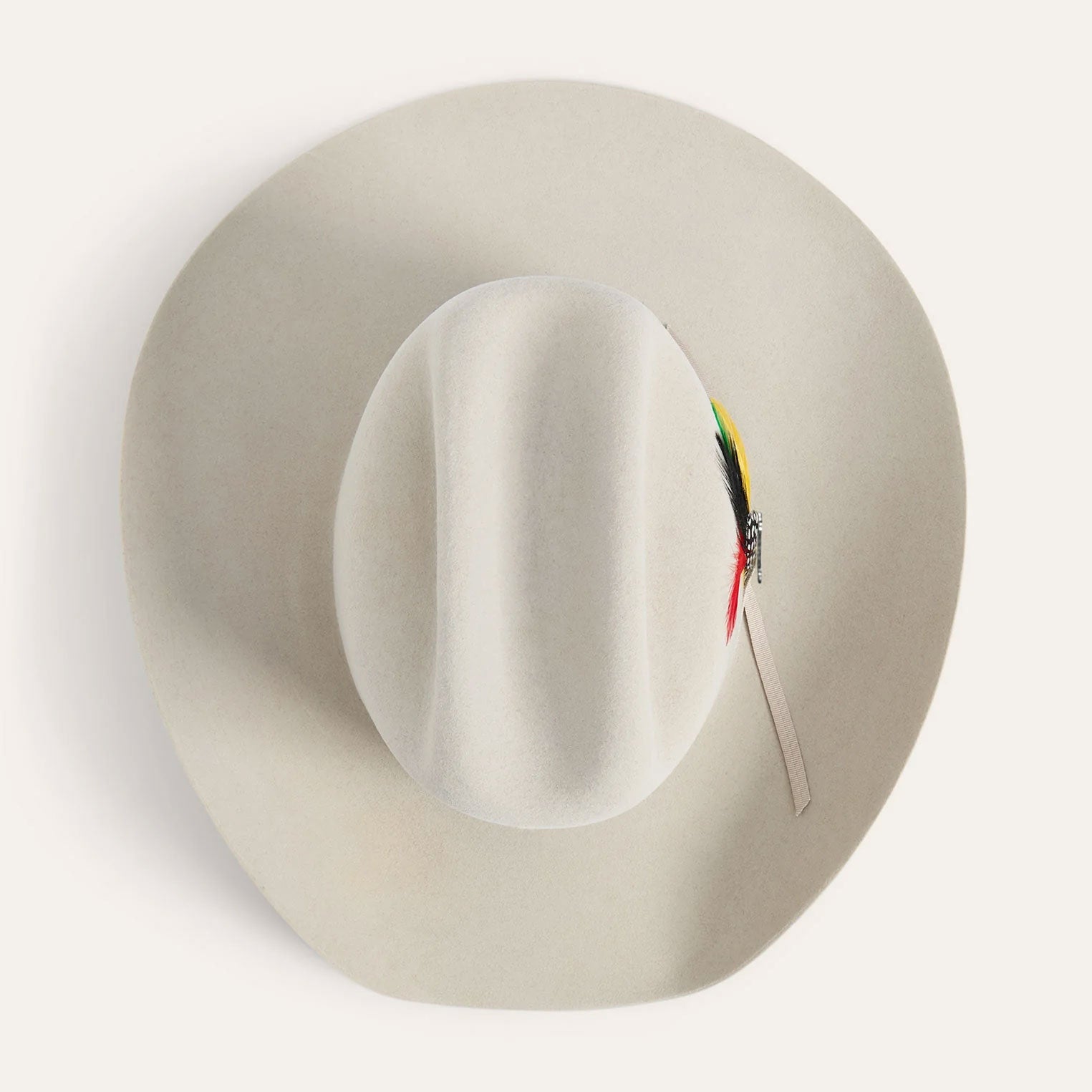 Stetson 6x Rancher Felt Hat  4" Brim - Silverbelly