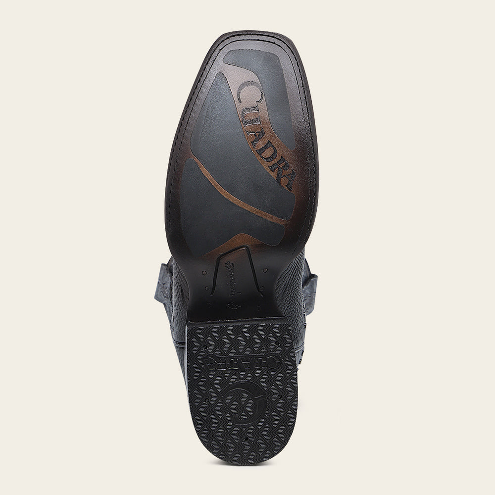 Cuadra Women's Laser & Embroidery Square Toe CU991 - Dubai Gold
