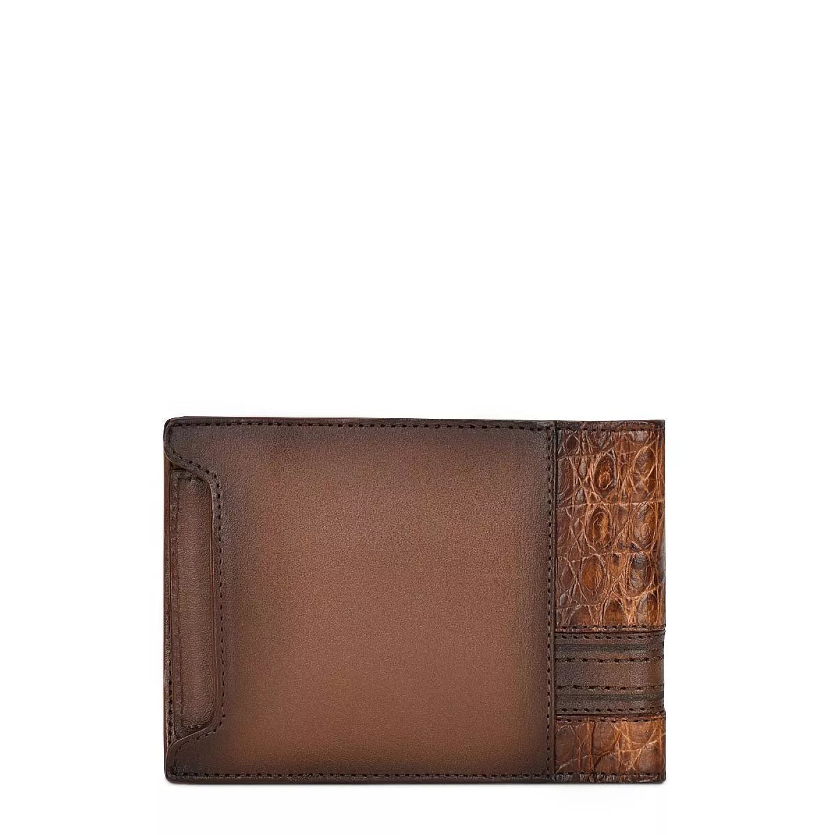 Cuadra Men's Honey Caiman Wallet DU495
