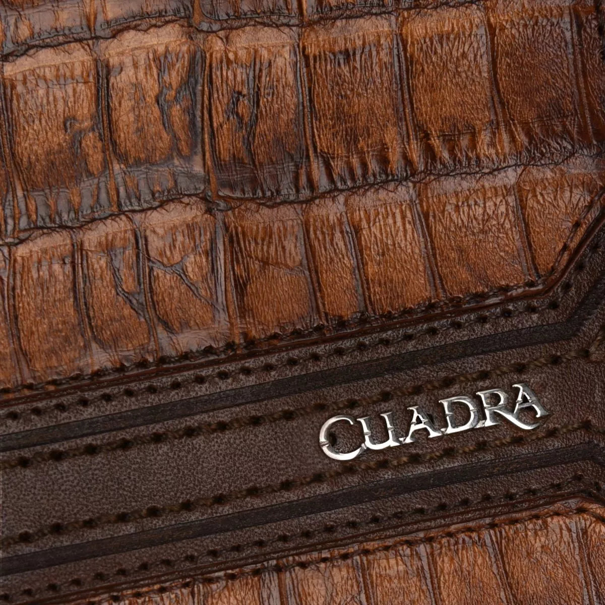 Cuadra Men's Honey Caiman Wallet DU495