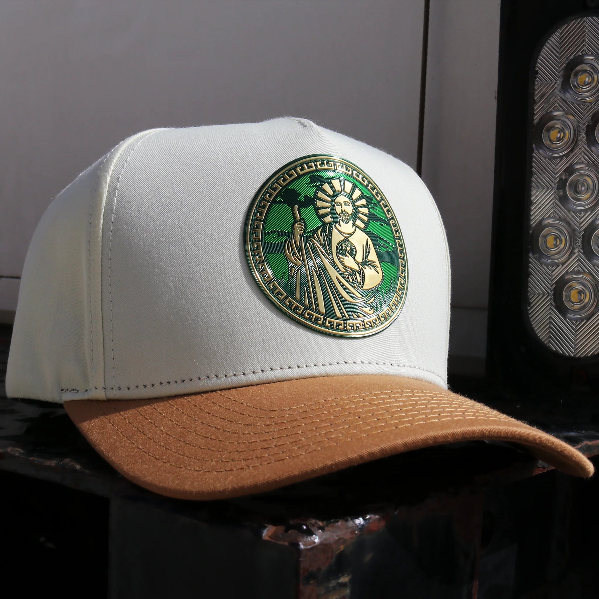 El Viejon Brand San Judas Camel AVC Hat