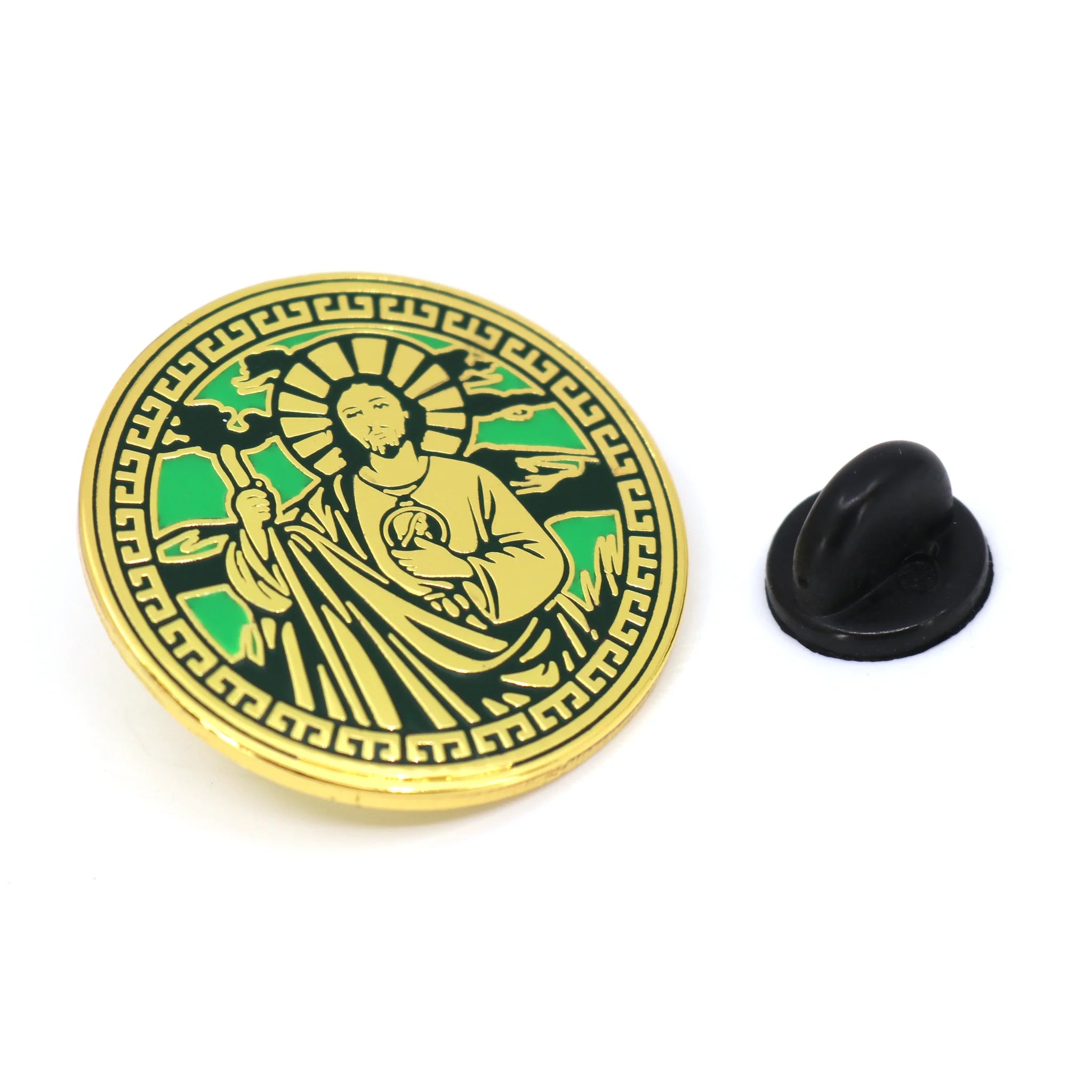 El Viejon Brand San Judas Pin