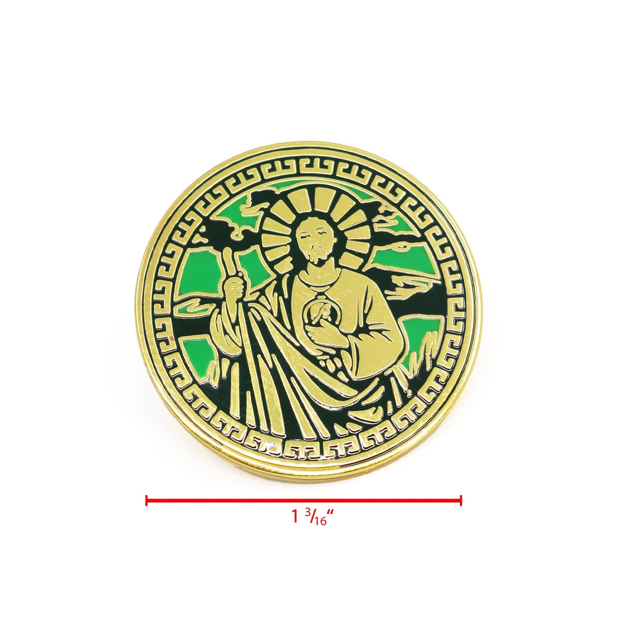 El Viejon Brand San Judas Pin