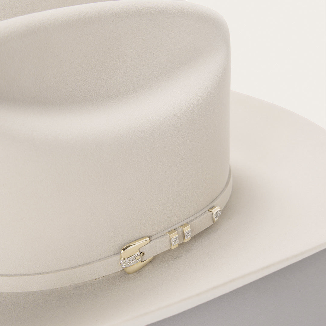 Stetson 1000x Diamante Felt Hat 4" Brim - Silverbelly
