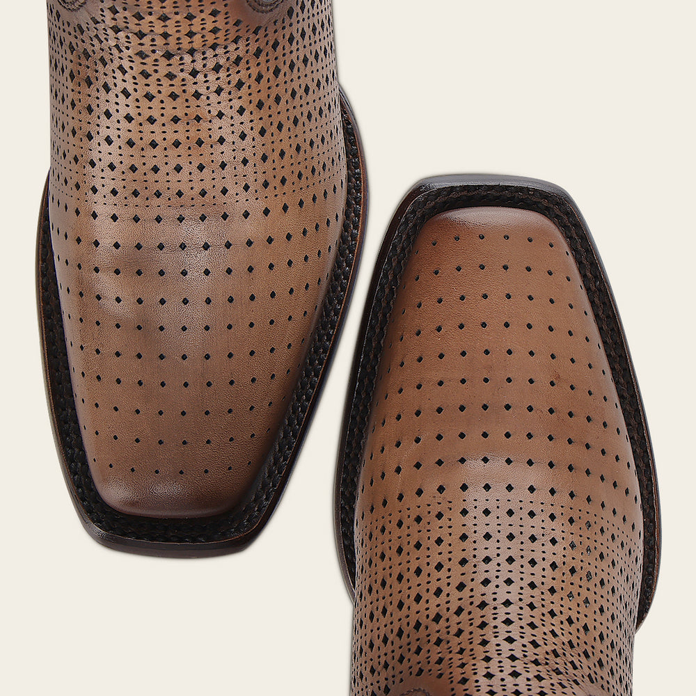 Cuadra Women's Laser & Embroidery Square Toe CU988 - Arena