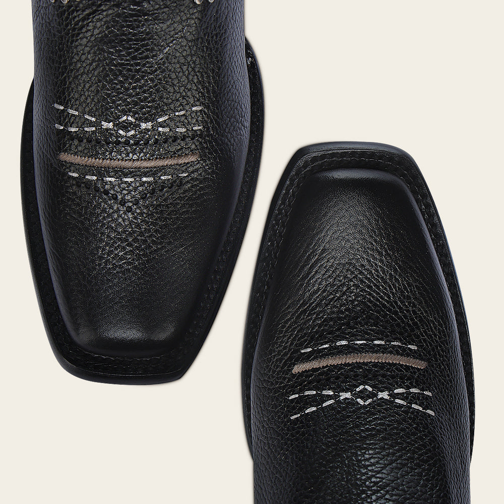 Cuadra Women's Laser & Embroidery Square Toe CU991 - Dubai Gold