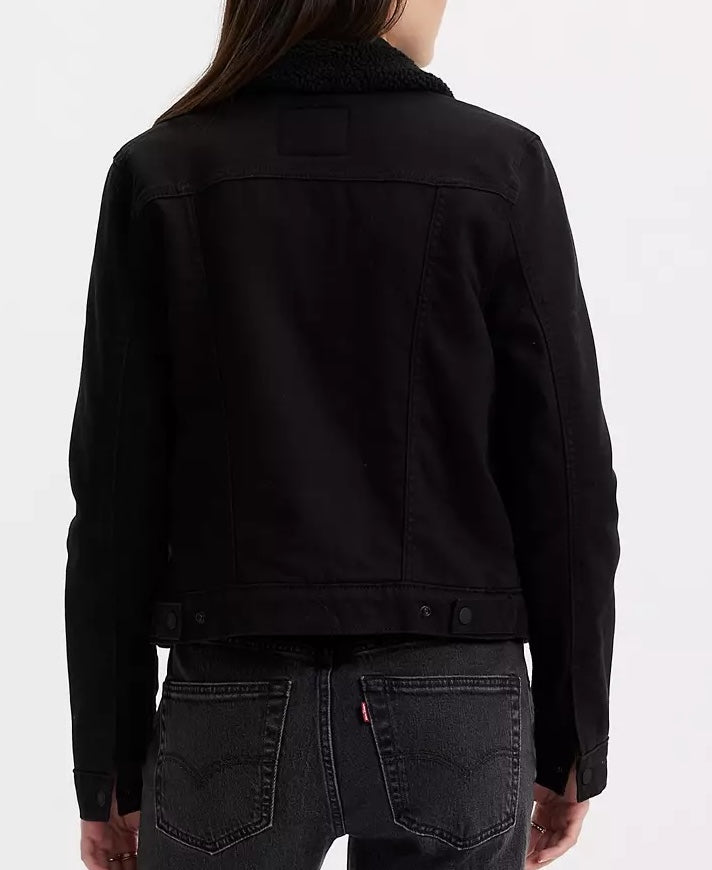 Levi's Women's Original Sherpa Trucker Jacket 0020 - Black