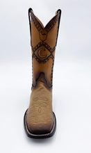 Cargar imagen en el visor de la galería, Bota Cuadra Wide Square Toe Boots Smooth Ostrich 3Z01AB - Flame Orix
