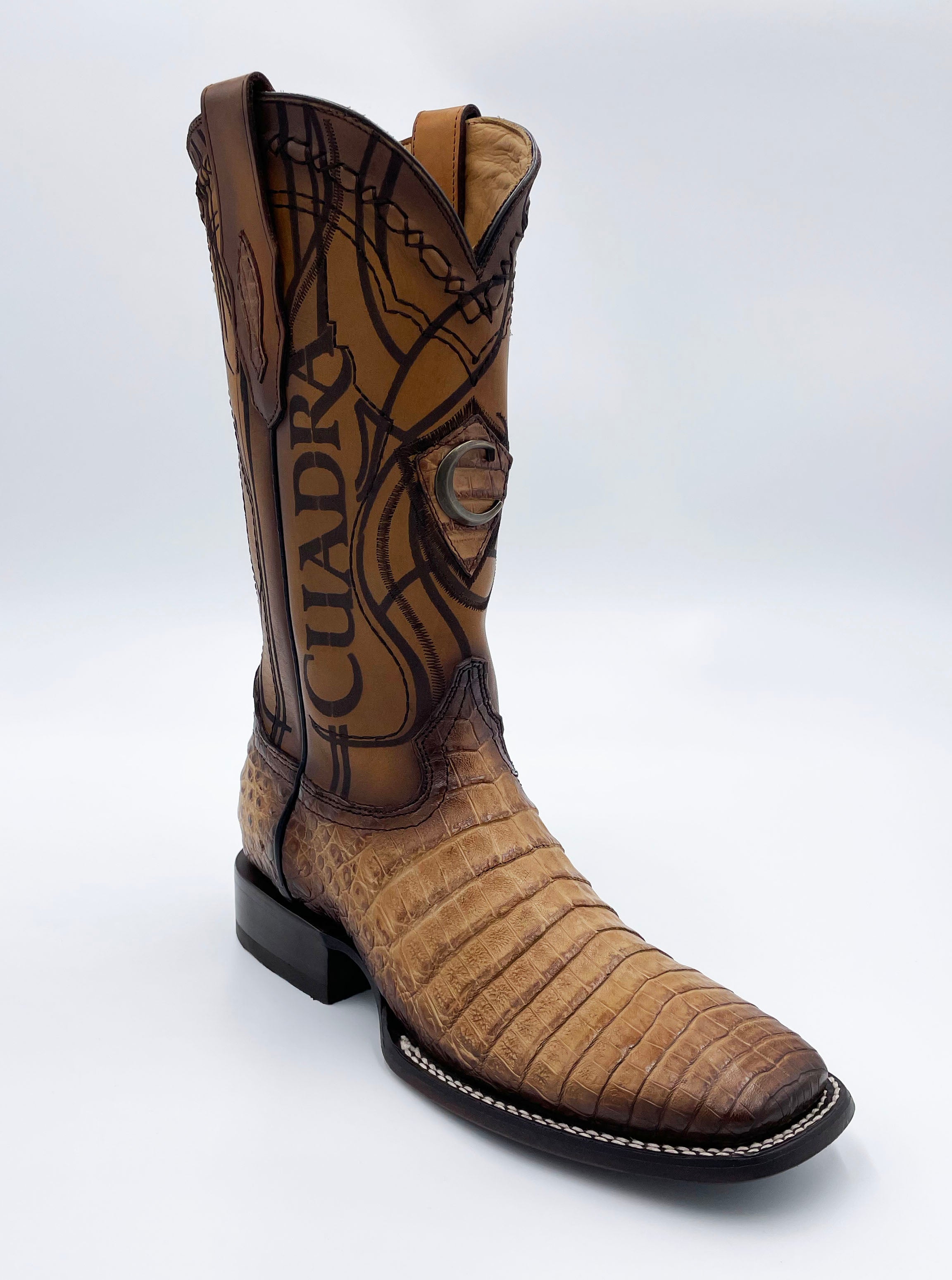 Cuadra Men’s Fuscus Caiman Belly Square Toe 3Z1OFY - Biza Arena