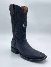 Load image into Gallery viewer, Cuadra Wide Square Toe Fuscus Caiman Belly Boots 3Z1OFY - Faena Grey
