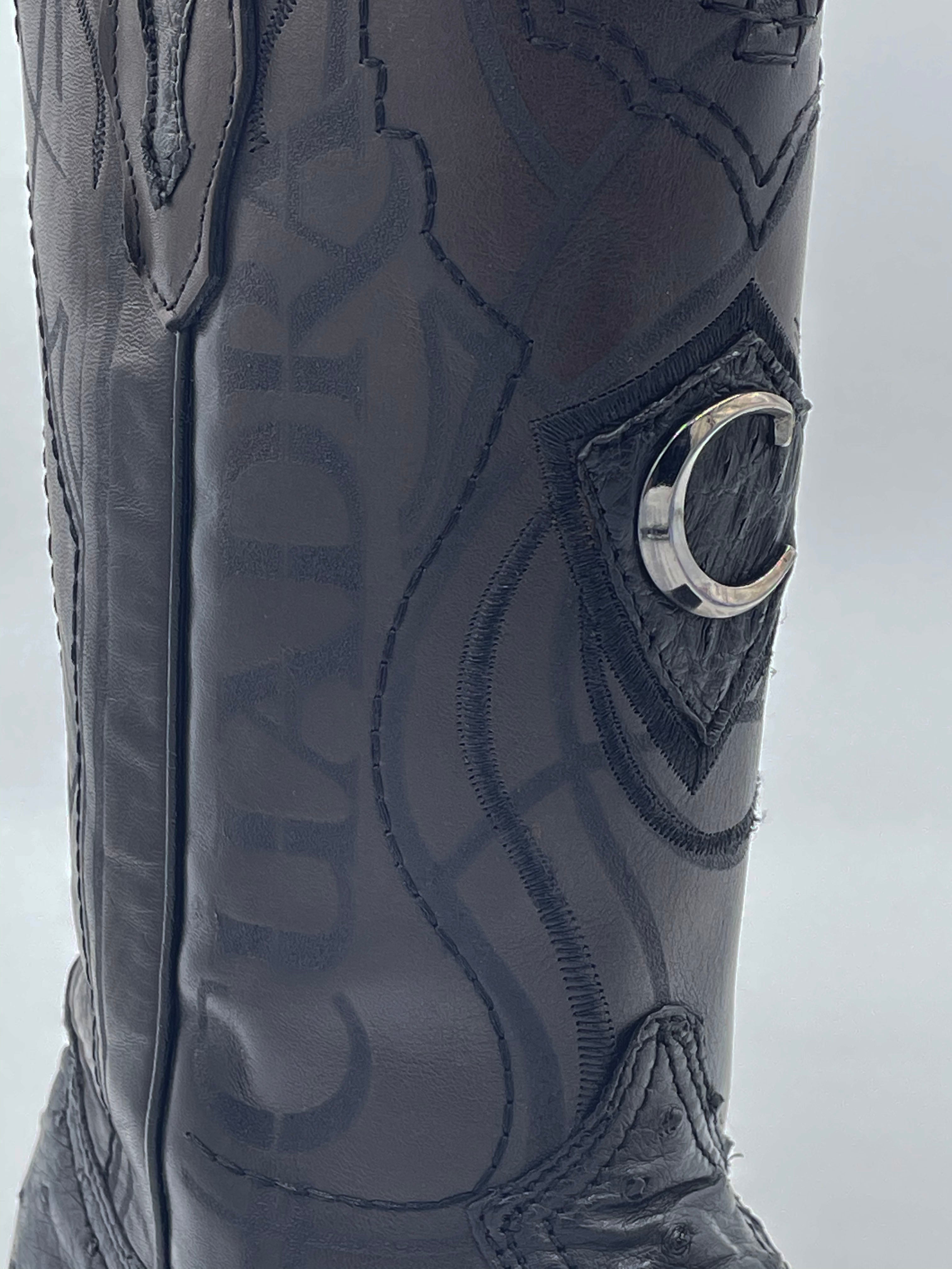 Cuadra Men’s Fuscus Caiman Belly Square Toe 3Z1OFY - Faena Grey