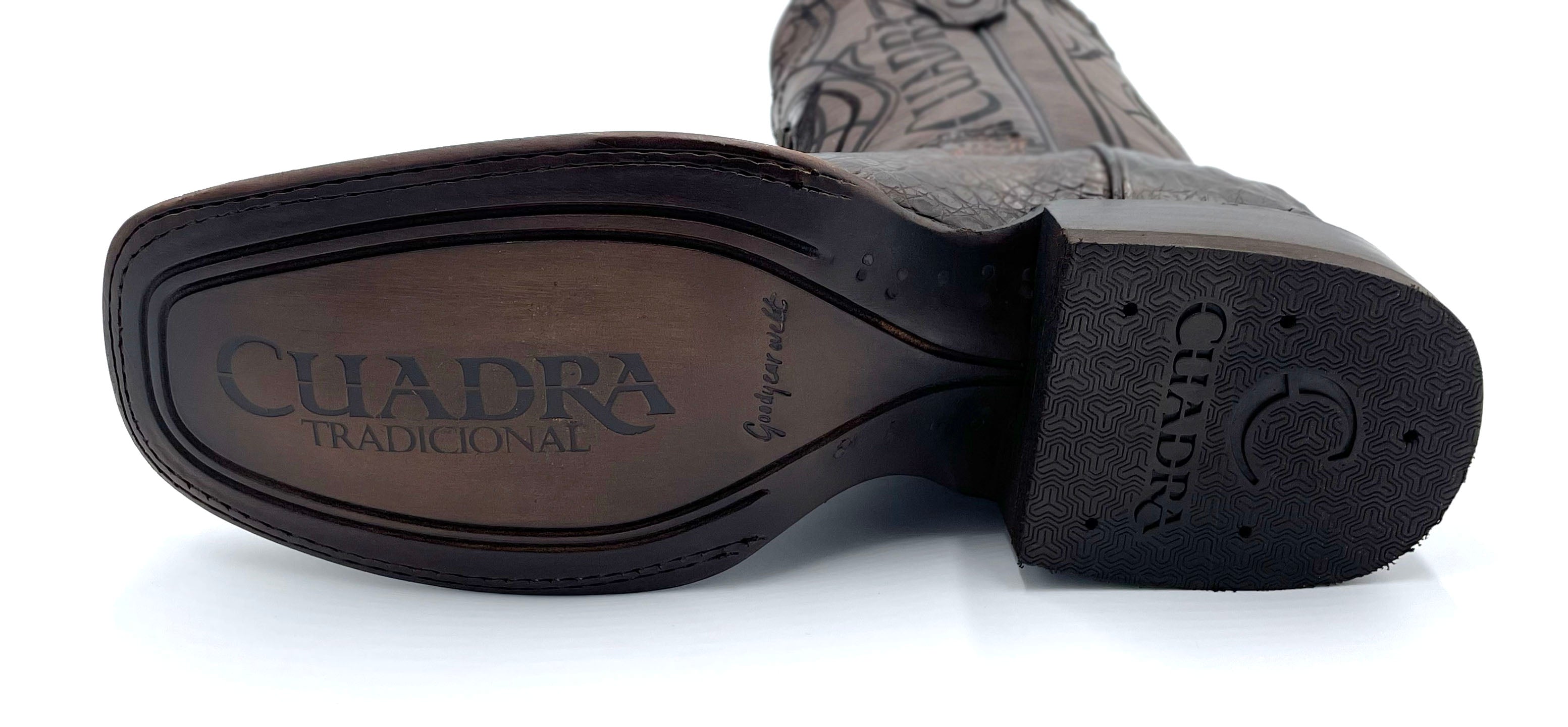 Cuadra Men’s Fuscus Caiman Belly Square Toe 3Z1OFY - Paris Cafe