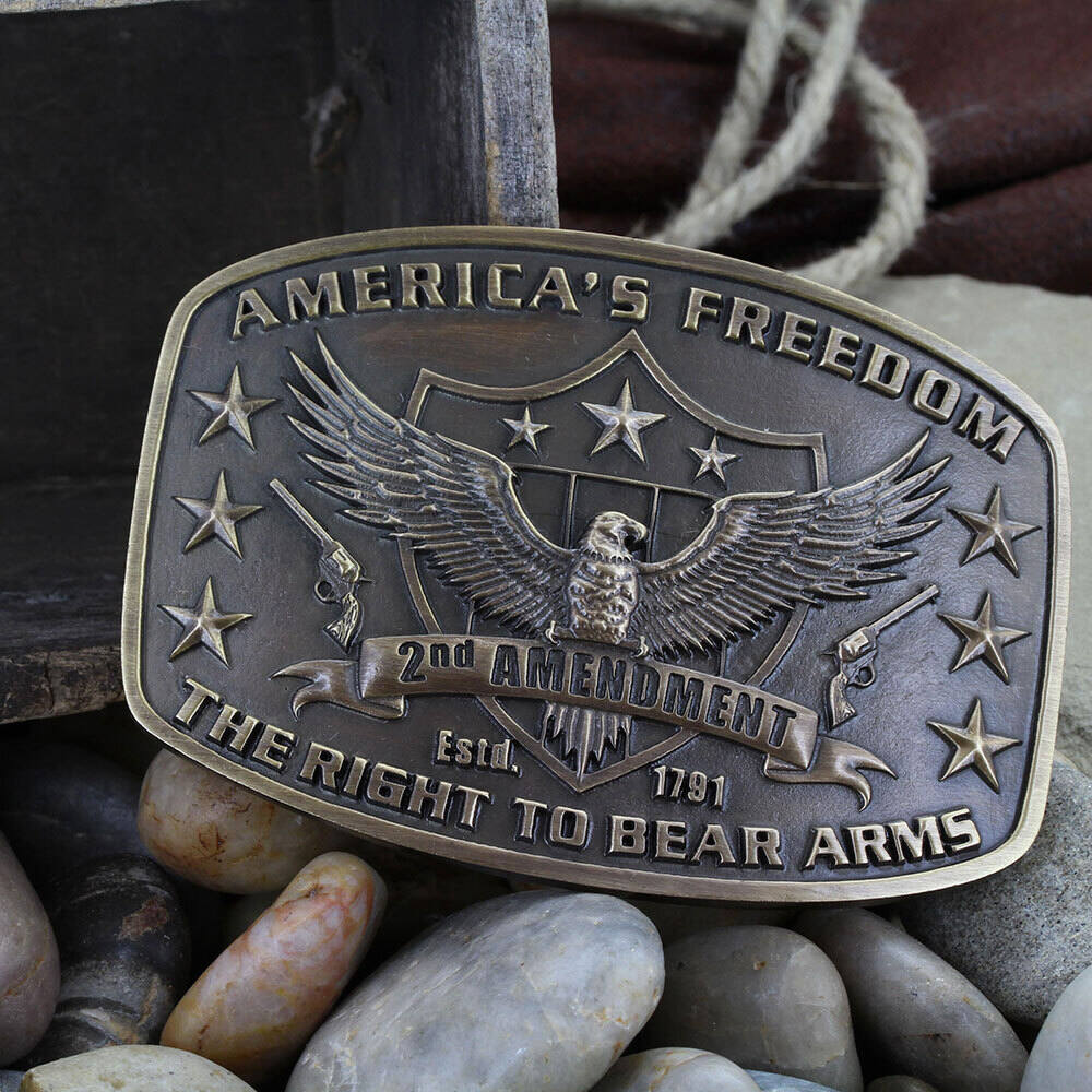 Montana Attitude Belt Buckle "2nd Amendment" A272