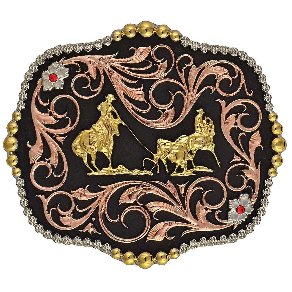 Montana Attitude Belt Buckle "Team Roper" A392T