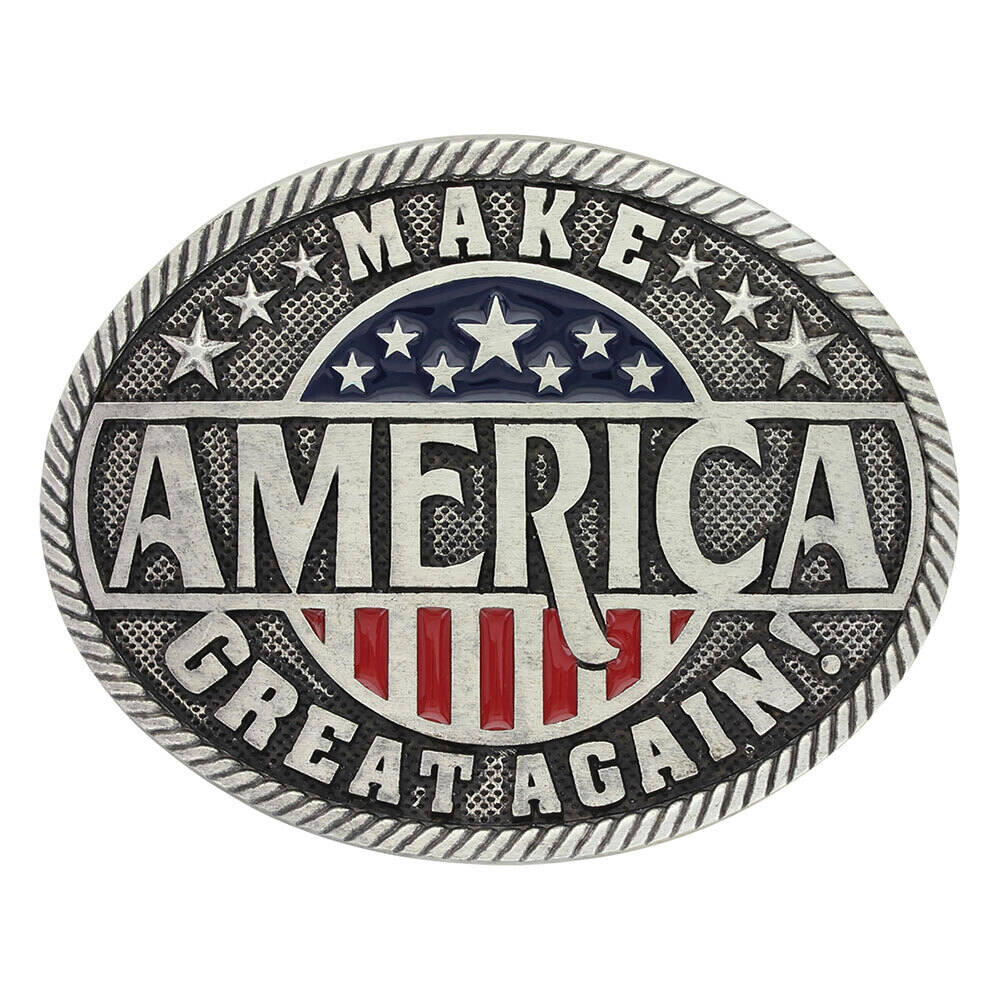 Montana Attitude Belt Buckle "Make America Great Again" A668