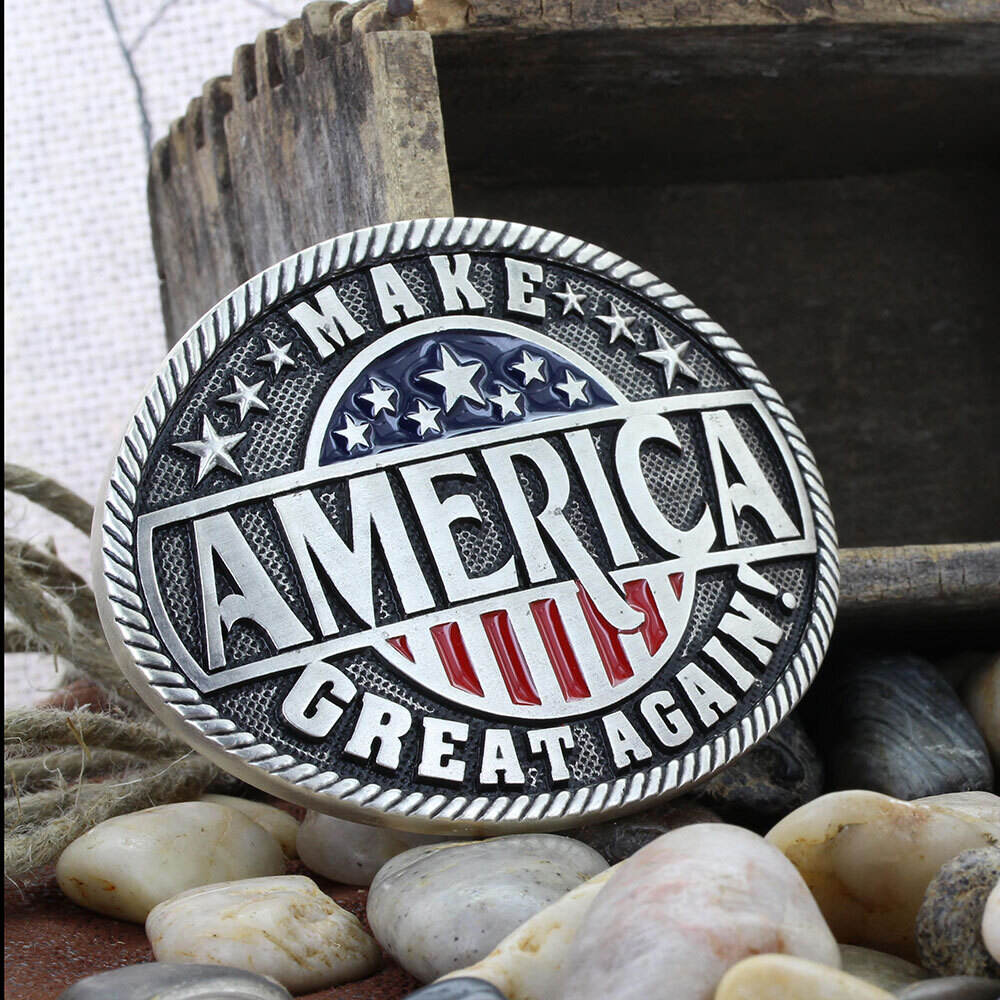 Montana Attitude Belt Buckle "Make America Great Again" A668