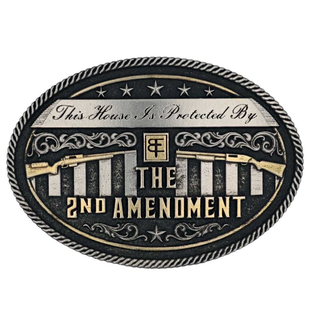 Montana Attitude Belt Buckle "Protected House Warrior" A891WC