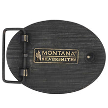 Load image into Gallery viewer, Montana Attitude Belt Buckle &quot;Filigree Initial M&quot; A915M
