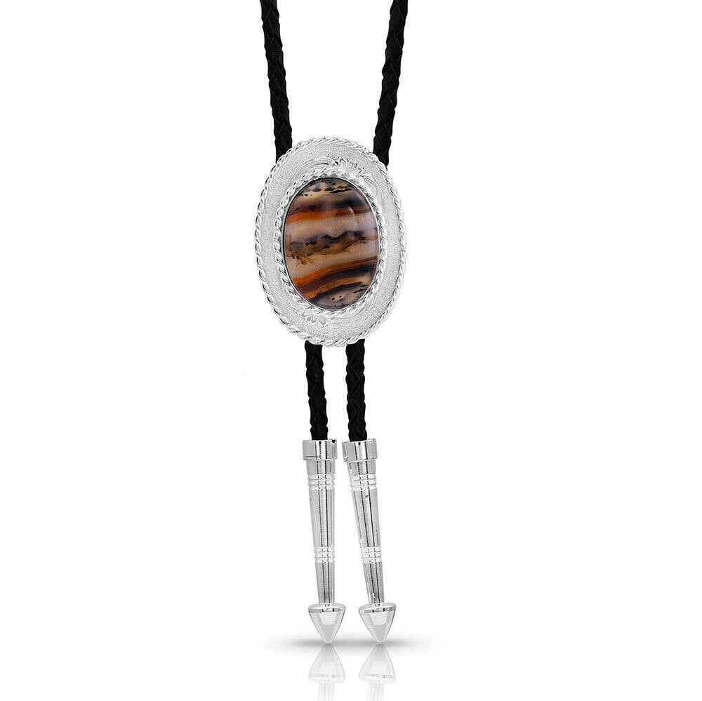 Montana No Two The Same Agate Bolo Tie BT46AG