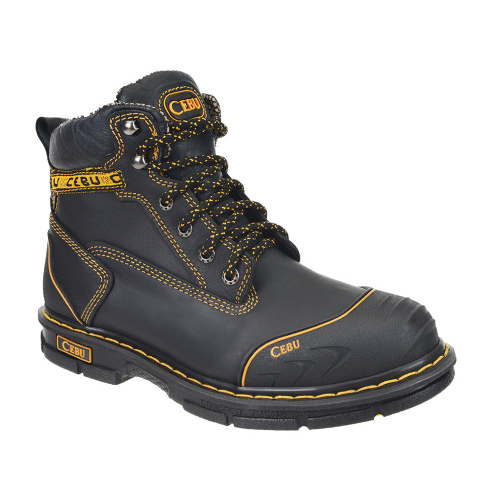 Cebu Work Boot Borce Shark - Black