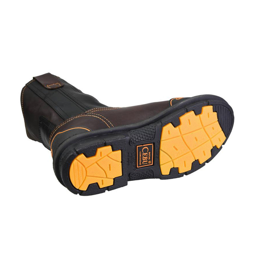 Cebu Work Boot A/Farmer w/Steel Toe - Brown