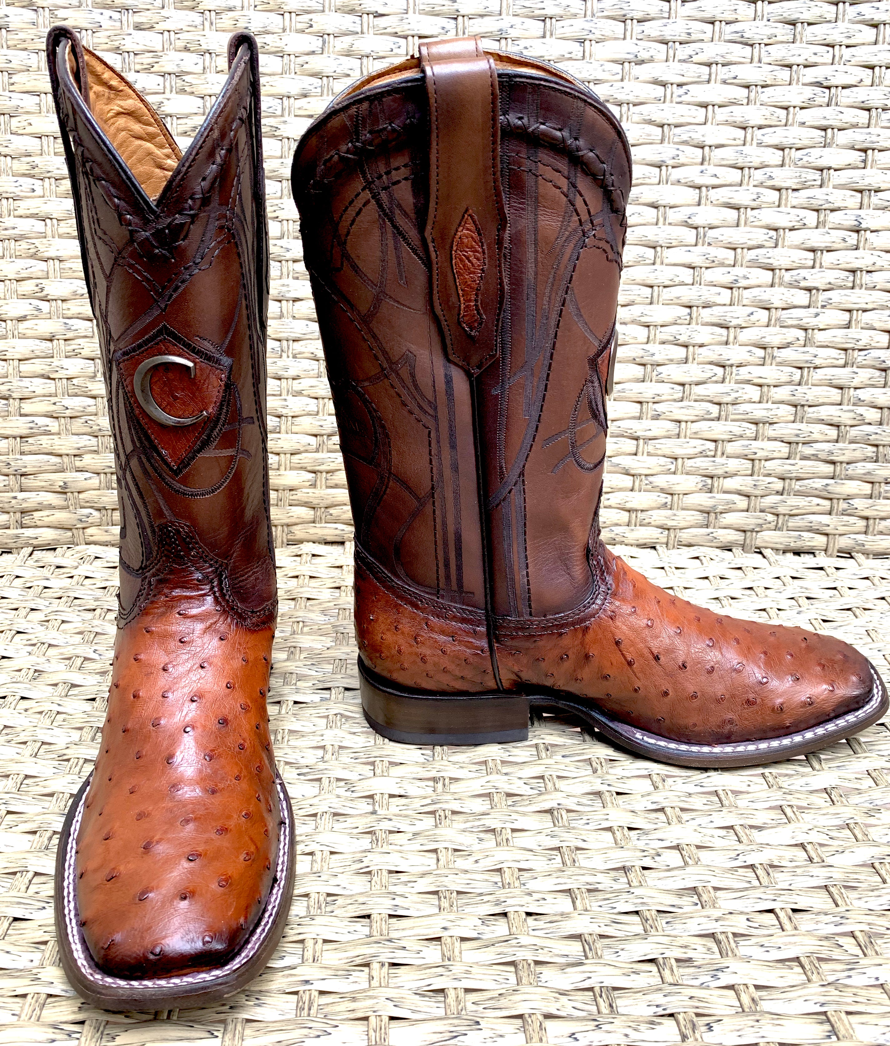 Cuadra Men’s Ostrich Square Toe CU457 - Moroni Castaño