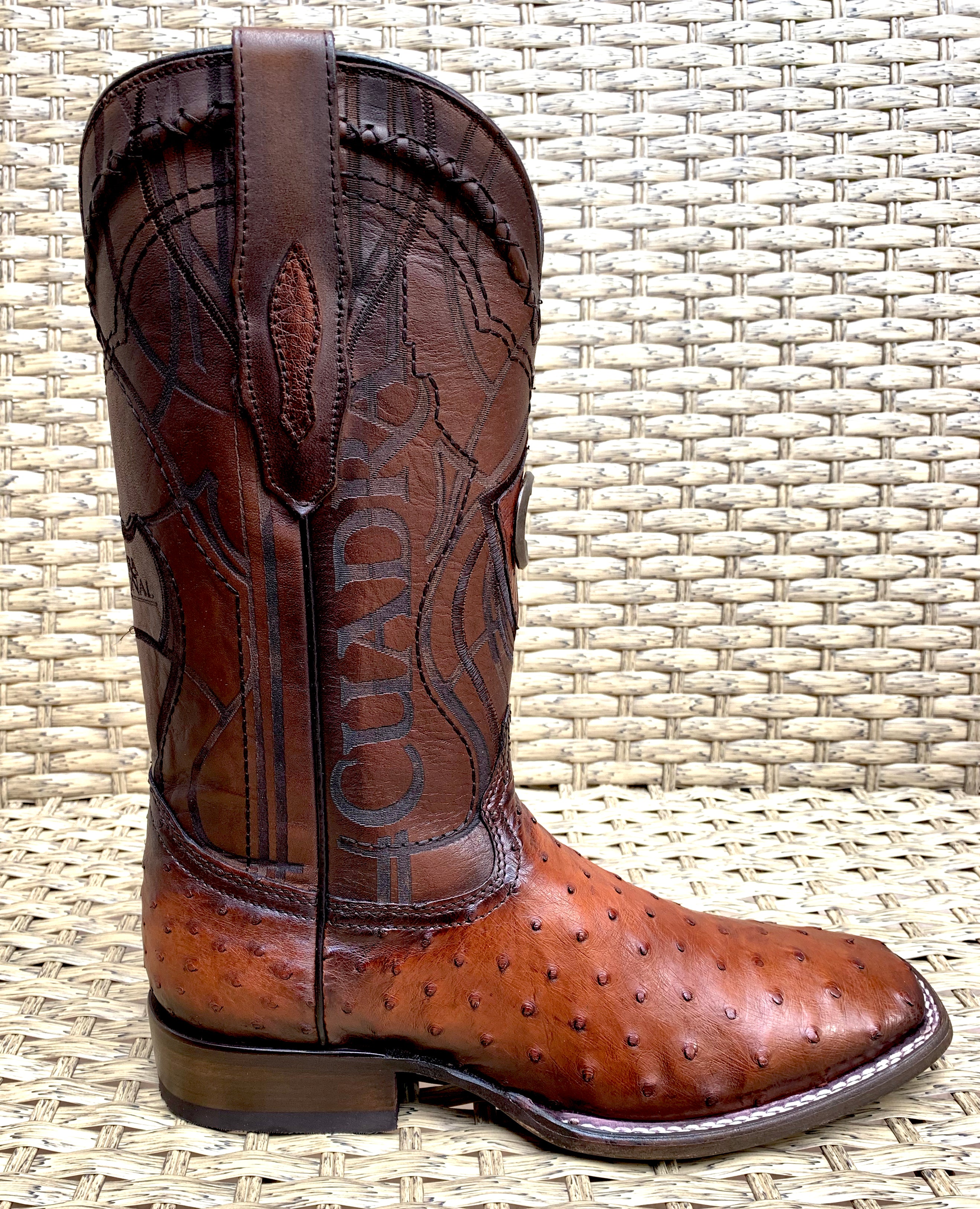 Cuadra Men’s Ostrich Square Toe CU457 - Moroni Castaño