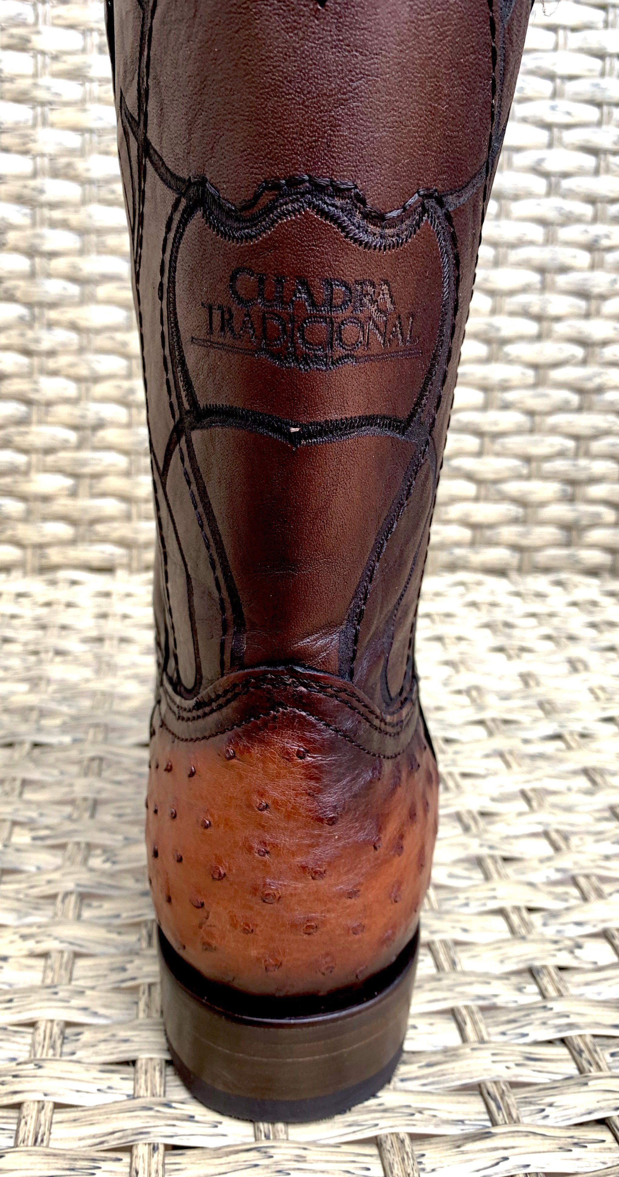 Cuadra Men’s Ostrich Square Toe CU457 - Moroni Castaño