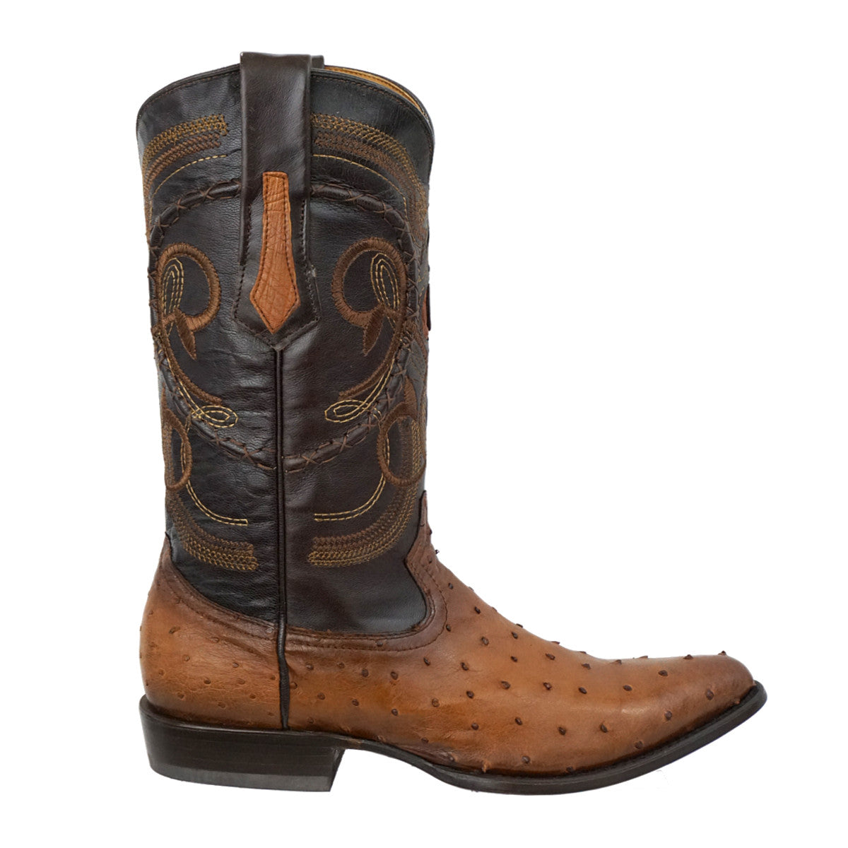 Bota Cuadra Oval Ostrich 2C41A1 - Flame Miel