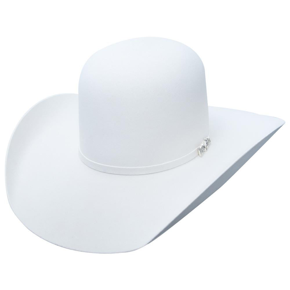 Cuernos Chuecos 6x "Open Crown"  Felt Hat - White