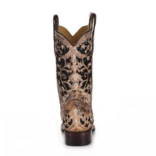 Load image into Gallery viewer, Women’s Corral Boots Square Toe A3648 Flower Embroidery
