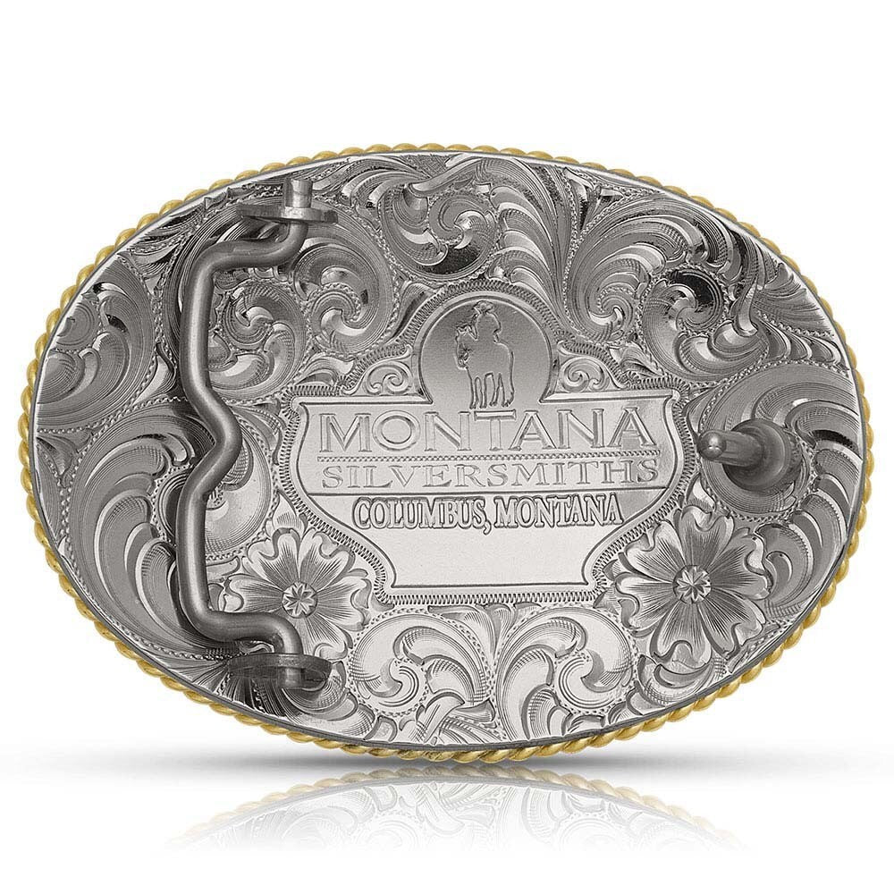 Montana Belt Buckle "Midwest Farm Scene" G1258