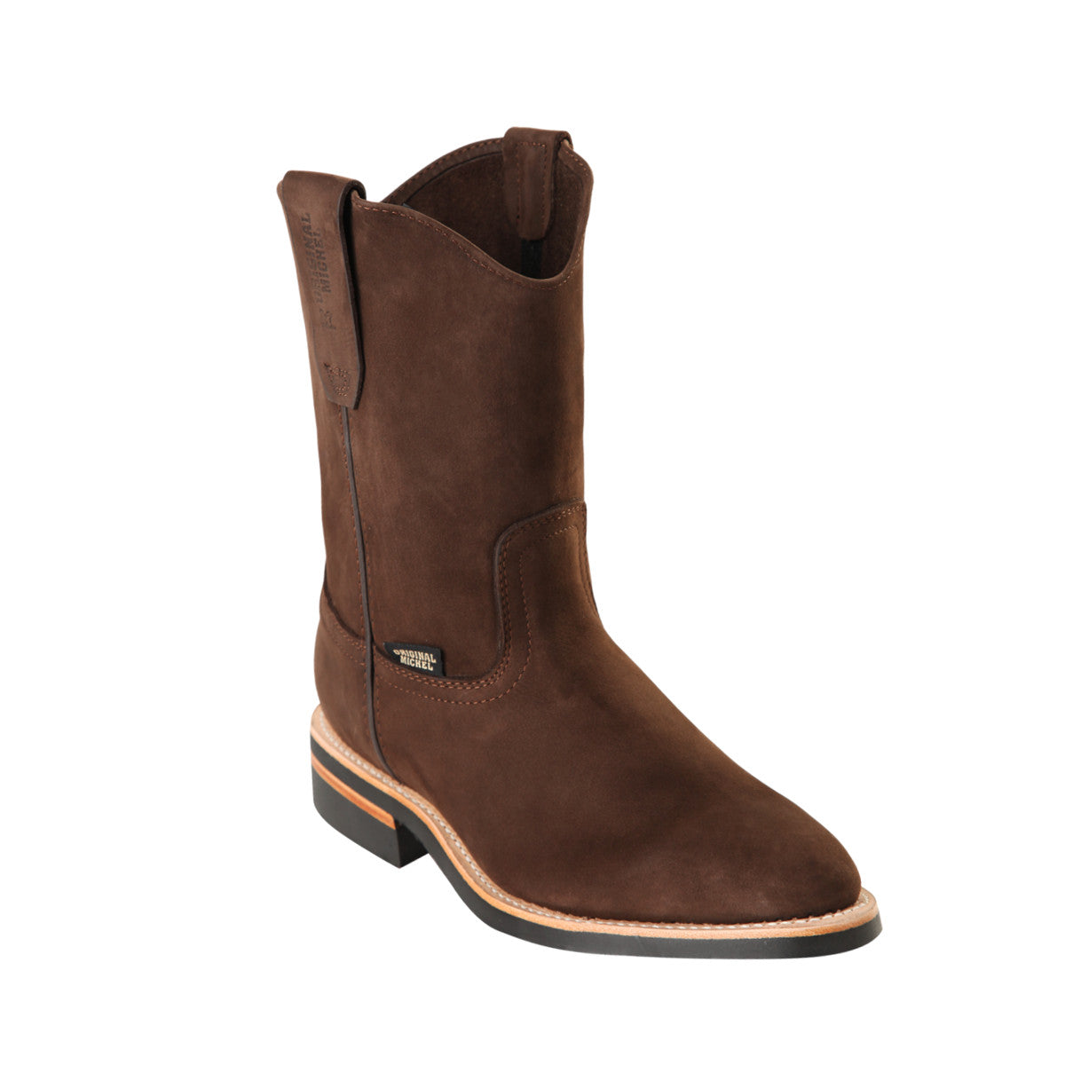 Original Michel Men's Work Boot 52C6359 - Nobuck Dark Tobacco