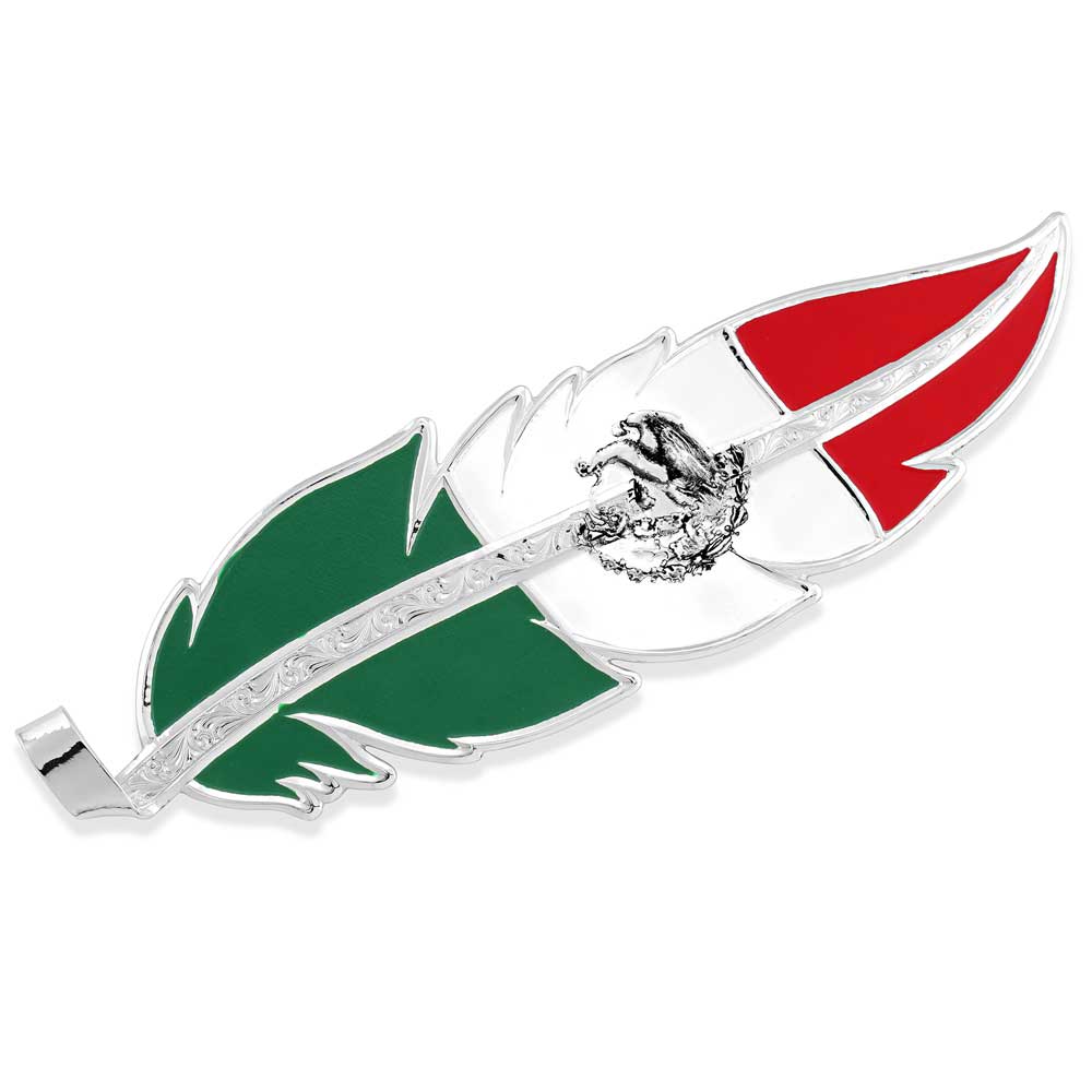 Montana Mexico Flag Hat Feather HF5458MX