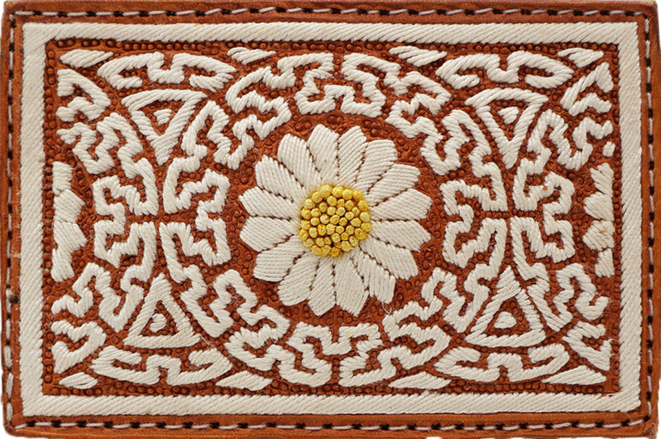 Cinto Piteado con Flores - Miel