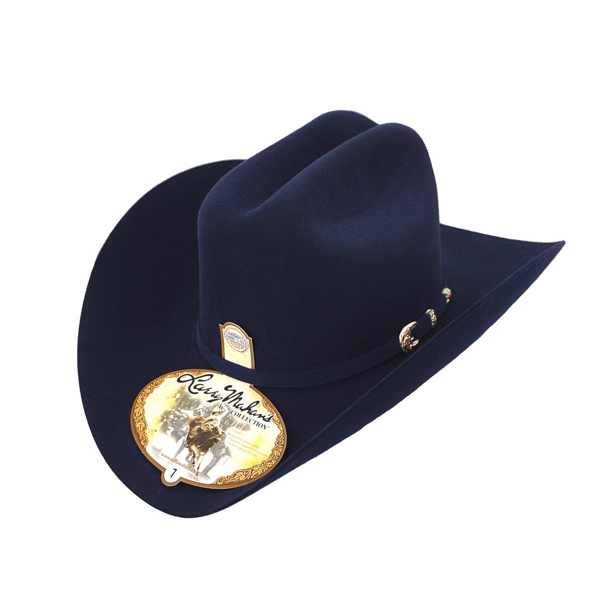 Larry Mahan's 6x Real Felt Hat - Denim