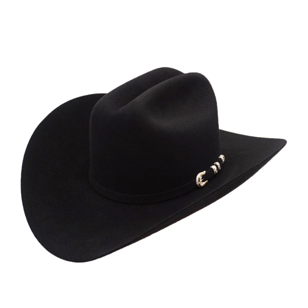 Larry Mahan’s 100x Reino Felt Hat - Black,